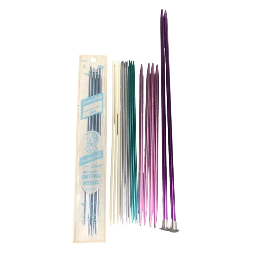 Susan Bates and Boye Silvalume Knitting Needles Assortment